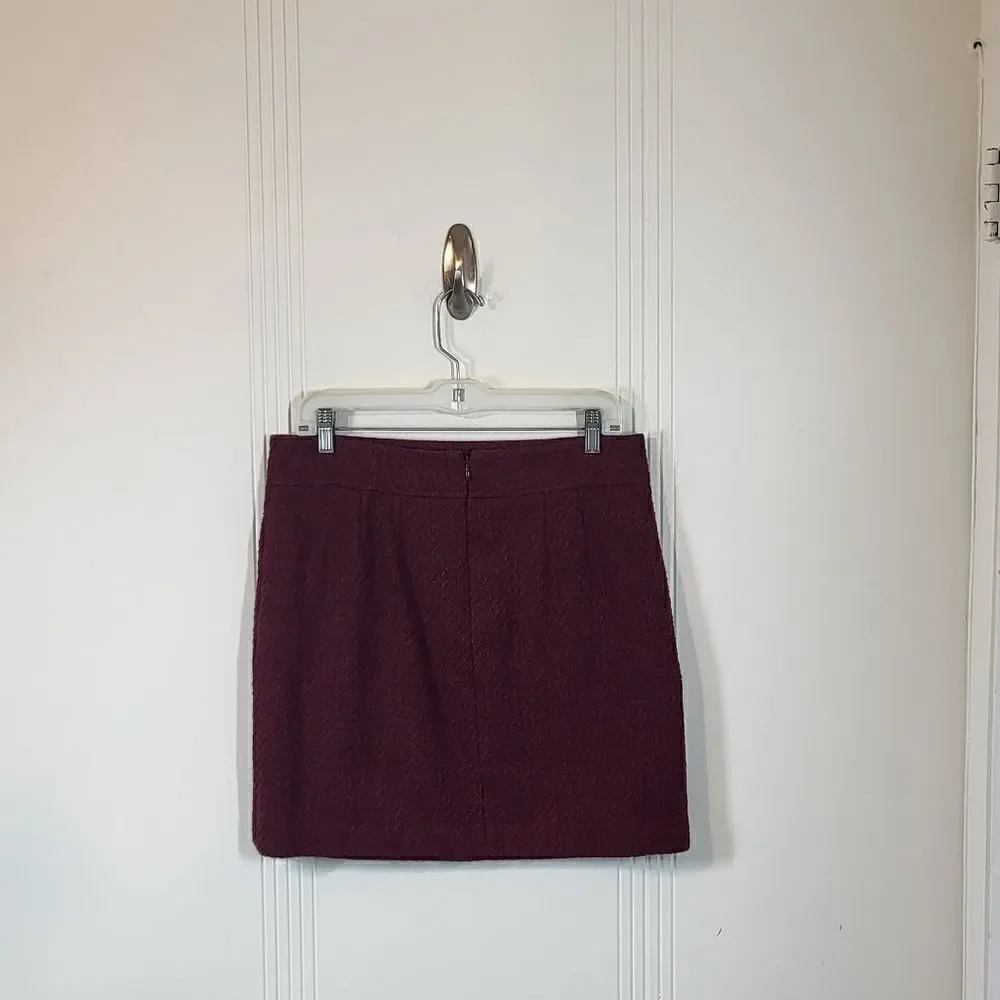 Ann Taylor Loft Purple Skirt